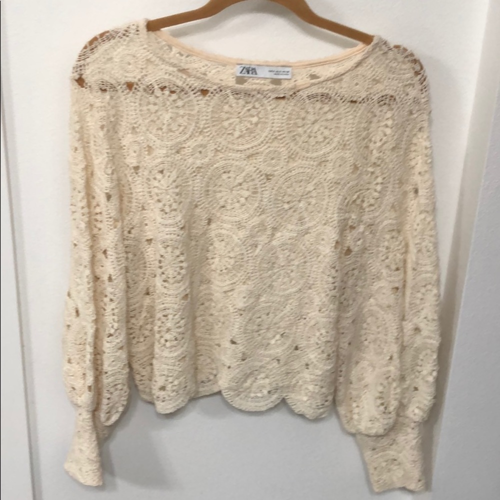 Crochet sweater